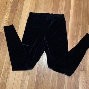 Blackmilk Black Velvet Leggings